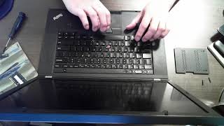 Lenovo Thinkpad W530 Keyboard Removal amp Memory Upgrade Under Keyboard slots [upl. by Noirred]