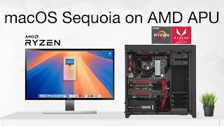 macOS Sequoia on AMD APU Graphics  IGPU  Hackintosh [upl. by Eniamrehc]