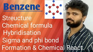 BenzeneStructureChemical formula schoolexam Board exam [upl. by Cattier648]