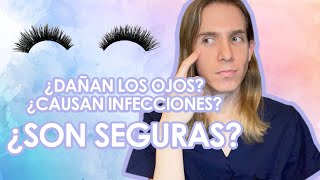 EXTENSIONES DE PESTAÑAS  Riesgos recomendaciones ¿SON SEGURAS Opinion médica [upl. by Bacon]