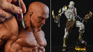 Sculpting KRATOS  God Of War III  Timelapse [upl. by Yleoj]