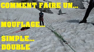 Comment faire un Mouflage Simple et Double Tutto Alpinisme 28 EVOLUTION [upl. by Atiek]