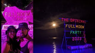 Koh Phangan Fullmoon Party  Sightseeing I Thailand I Vlog 44 [upl. by Narf]