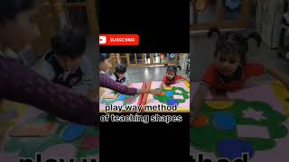 How To Teach Shapes To Nursery amp KG Class How To Teach Shapes By Play Way Method To Kids  Shapes [upl. by Lindsy]