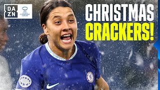 Celebrate Christmas With Seven Minutes Of UWCL Crackers 🎄 [upl. by Yadsendew]