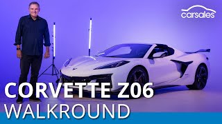 2023 Chevrolet Corvette Z06 Walkround  Up close and personal with the most powerful C8 Corvette yet [upl. by Aenat]