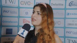 Round 2 Gibraltar Chess postgame interview with Dorsa Derakhshani [upl. by Kopaz]