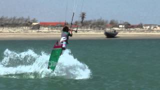 Kitesurfing Technique  Raley to Wrapped Slow Mo [upl. by Oirobil]