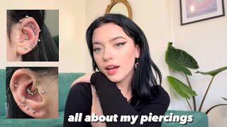 updated piercing tour  30 piercings [upl. by Tami]