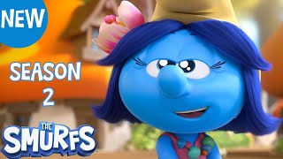 A Kind Gesture 🌸  EXCLUSIVE CLIP  The Smurfs 3D SEASON 2 [upl. by Emie]