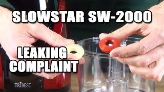 Slowstar Juicer SW2000 Leaking Complaint [upl. by Ilram]