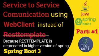 WebClient  Service to service communication in microservice  How to use webclient in spring boot [upl. by Hazaki394]