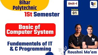 Basic of Computer System Unit1 Lec1 Fundamentals of IT amp C Programming [upl. by Koral569]