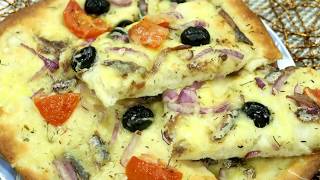 FOCACCIA Pizza Italienne بيتزا فوكاتشا الايطالية [upl. by Photina953]