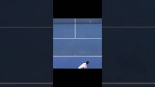 Federer  Djokovic Epic Passing Shot [upl. by Llewen]