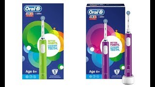 Oral B  Junior  Electric Toothbrush  Unboxing [upl. by Descombes]