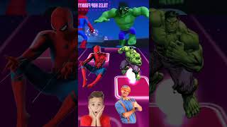 Vlad and Niki SpiderMans vs Green Goblin x Coffin Dance Tiles Hop EDM Rush musicgame coffindance [upl. by Spain70]