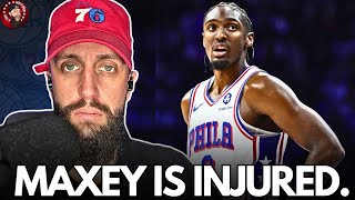 Tyrese Maxey is out for 2 weeks and the Sixers are tanking [upl. by Philemon]