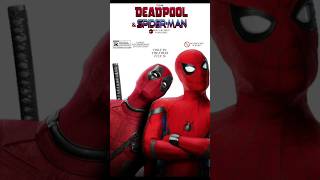 Deadpool and Spiderman⚔️🕷️ deadpool spiderman deadpoolandwolverinemovie [upl. by Guillema194]