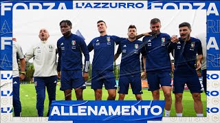 La rifinitura verso InghilterraItalia  Qualificazioni EURO 2024 [upl. by Hnao]