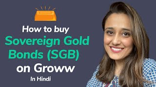 How to buy Sovereign Gold Bonds SGB on Groww  Gold bonds [upl. by Asyle399]