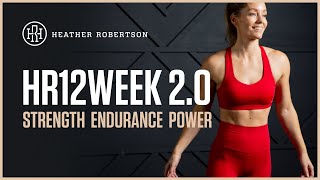 HR12WEEK 20  Heather Robertsons free 12 week workout program [upl. by Aramal]