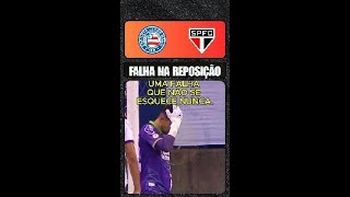 Goleiro do Bahia entrega gol em erro bizarroFrango MarcosFelipe Bahia ErroDeGoleiro Bahia [upl. by Merrel]