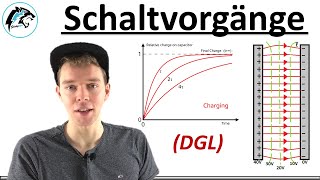 Schaltvorgänge am Kondensator mit DGL  Physik Tutorial [upl. by Kynan280]