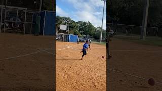 Kickball nice bunt 504 kickball sports league kick espn catch [upl. by Norb408]