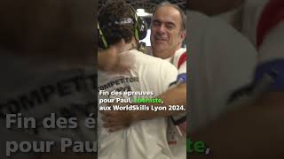 WorldSkillsLyon2024  Fin des épreuves pour Paul [upl. by Martynne]