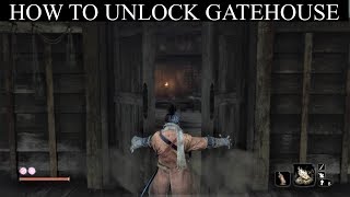 Sekiro  How to Unlock Gatehouse Door in Ashina Reservoir [upl. by Oakleil543]