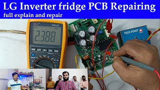 lg inverter fridge pcb repairing [upl. by Senzer946]