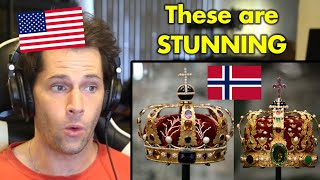 American Reacts to Norwegian Kronregaliene [upl. by Corbie]