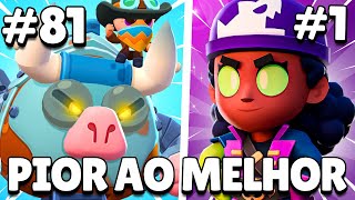 PRO rankeia TODOS os 81 BRAWLERS do PIOR ao MELHOR TIER LIST [upl. by Dercy]