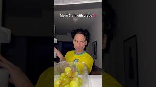 ME EVERYTIME WITH GRAPE🍇💀grape food challenge night shelove [upl. by Catie]