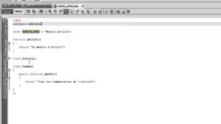 Les namespaces en PHP  Tutoriel PHP [upl. by Maighdlin]