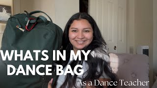 Whats In My Dance Bag As A Dance Teacher [upl. by Syla]