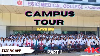 Campus Tour  ESIC Medical College  Hyderabad  neet [upl. by Oakie]