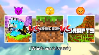 MasterCraft VS Minecraft VS Craftsman Building  Which one is better [upl. by Kaenel]