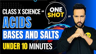 Acid Bases and Salts One Shot Under 10 Minutes  Class 10 Chemistry CBSE 202324  By Ashu Sir [upl. by Ycaj]