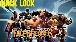 FaceBreaker  Quick Look Xbox 360 [upl. by Ardeth]