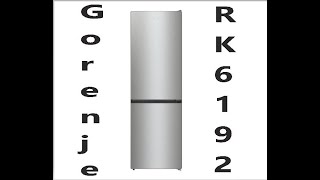 Gorenje KühlGefrierKombination · RK6192AXL4 Edelstahl Standgerät Crisp Zone 312L [upl. by Twila]