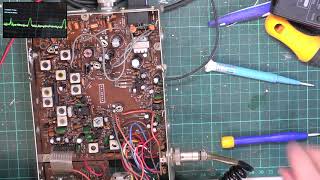 Audioline PT340 UK CB2781 CB Radio mobile  Recap amp service [upl. by Hpesoj]