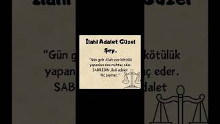 İLAHİ adalet şaşmaz sabret ALLAHU EKBER [upl. by Drallim]