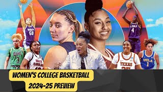 Womens College Basketball 2024 25 Preview womensbasketball collegebasketball FinalFour sports [upl. by Kazimir]