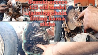 suzuki access 125 timing chain fittingsuzuki access how to Suzuki access timing chain fittin [upl. by Willyt136]