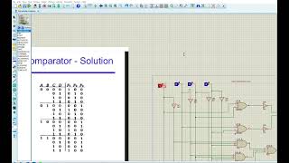 2 bit comparator [upl. by Nimajeb]