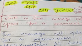 Cell cycle and cell division class 11th chapter 10 jkbosecellcyclecelldivision NCERT  que ans [upl. by Puduns]