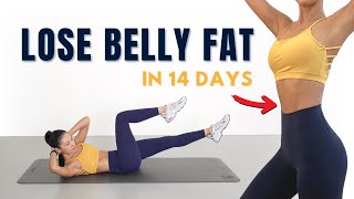 LOSE BELLY FAT in 14 Days  Get a Flat Stomach Burn Belly Fat🔥10 MIN Abs Workout [upl. by Anerres]