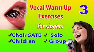 Vocalization 3  Vocal Warm ups  Voice Lesson  Choir Vocalization [upl. by Keriann]